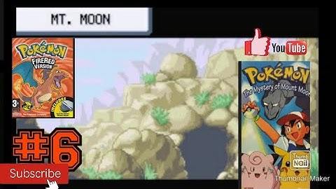 Walkthrough MT.MOON||PART6 #POKEMON FIRE RED OMEGA//#PARANORMAL GAMING//#4K,#pokemon,#op,#headshot