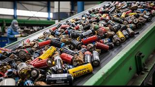 Complete Battery Recycling Line: From Waste Cells To Refined Powder