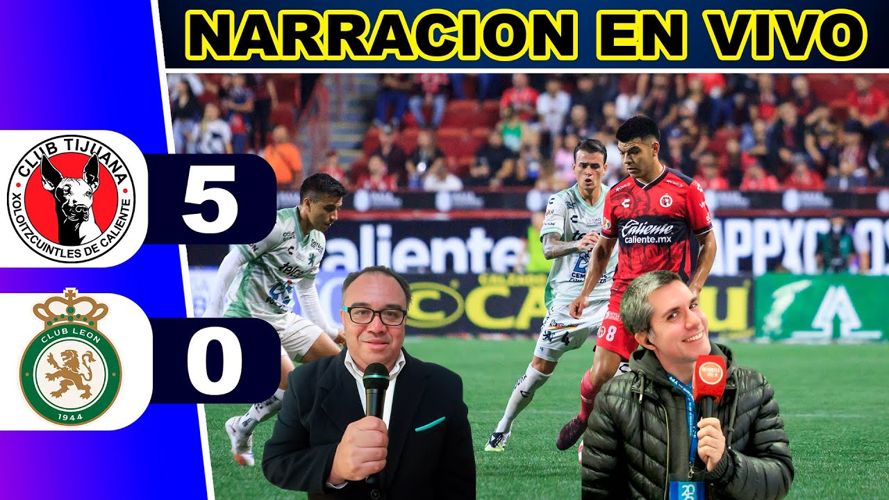 !GOLEADA¡ TIJUANA 5 - 0 LEON⚽ LIGA MX APERTURA 2025 - PARTIDOS SIMULADO - RELATO REY DEPORTIVO