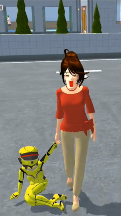 The witch was carrying Splt Man😄#sakuraschoolsimulator #shortvideo #viralvideo # funny