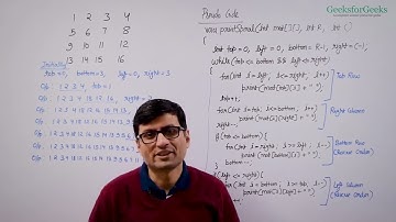 9 Spiral Traversal of Matrix