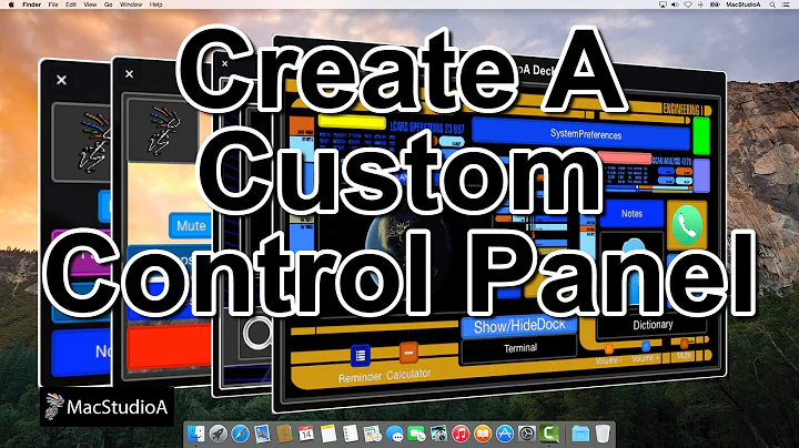 Create a Control Panel on Mac OS X Yosemite