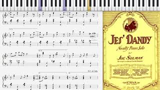 Jes Dandy by Joe Solman (1923, Novelty piano)
