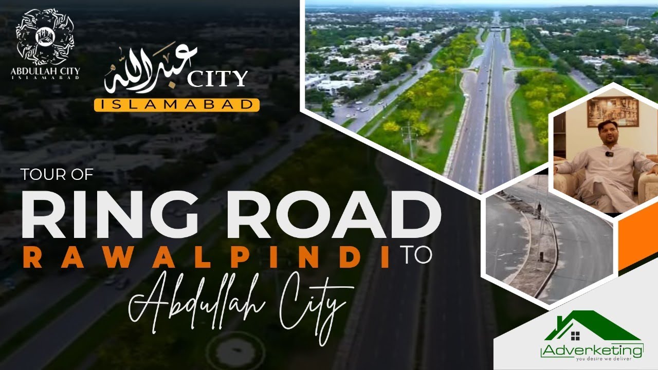 Abdullah Home Rwp Latest Tour of Ring Road Rawalpindi To Abdullah City Islamabad # ...