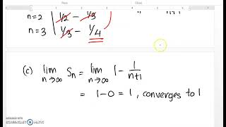 MAT233: C5 Discussion Tutorial 12 Partial Sum