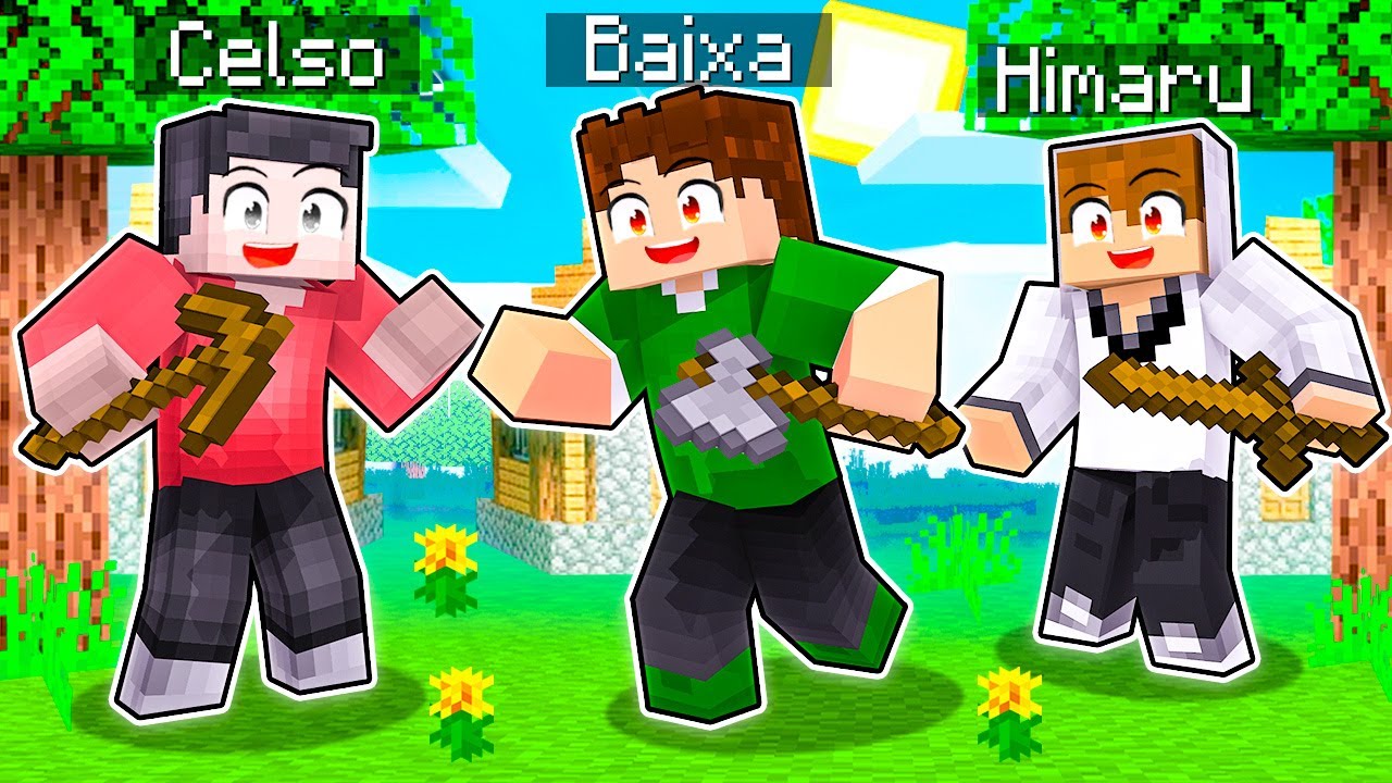 A PRIMEIRA VEZ DO CELSO PORTIOLLI NO MINECRAFT !!