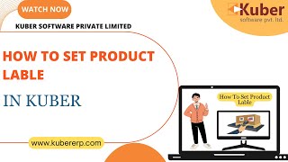 How To Set Product Lable - Kuber Accounting Software screenshot 5