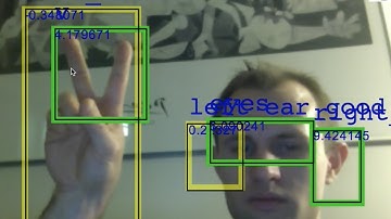 VMX Project: face parts + hand gesture recognition