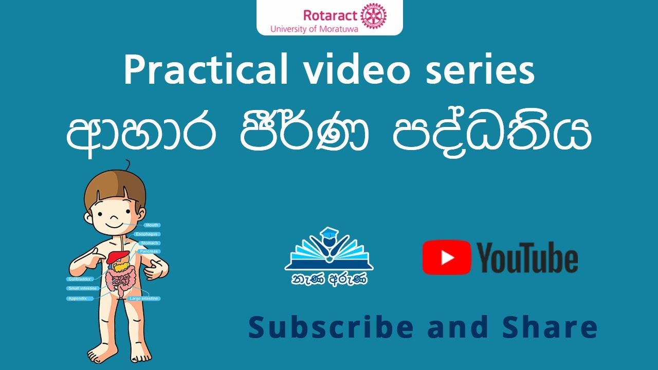විද්‍යාව | ආහාර ජීර්ණ පද්ධතිය(Digestive system)