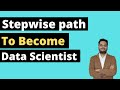 Stepwise path to become a data scientist | How to become a data scientist
