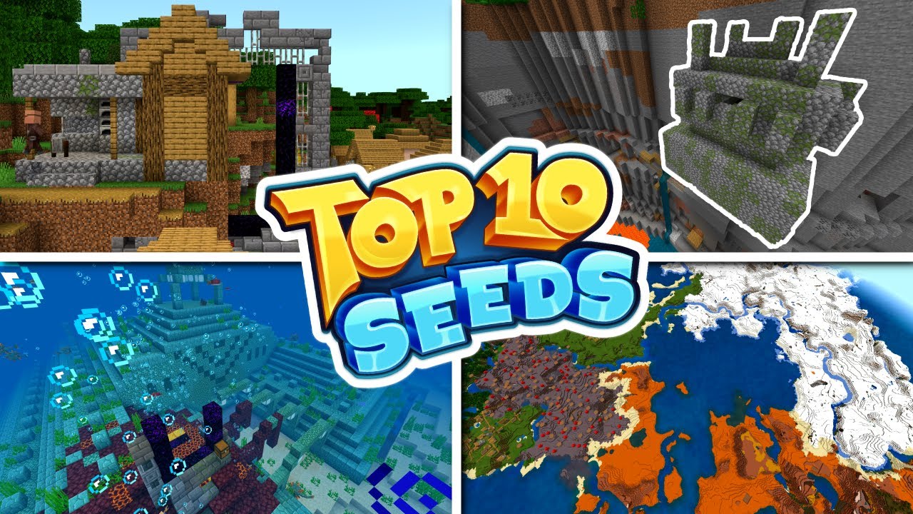 TOP 10 BEST NEW SEEDS For Minecraft Bedrock Edition! (PE, Xbox