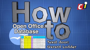 Open Office: database maken