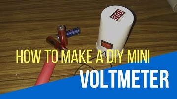 How to Make a Digital Voltmeter - DIY a mini Voltmeter
