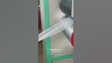 Knotless net fruit vegetables garlic egg mesh bag extrusion making production machine