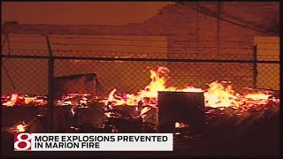 Marion fire is fifth since plant closed in 2004
