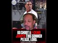 " SHOOT THE F*CKING BALL " - Ausar Thompson #nba #nbanews #detroitbasketball #detroitpistons #nba2k