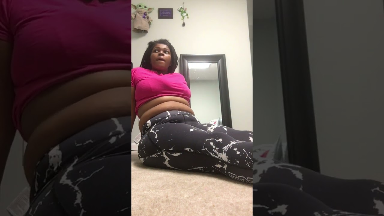 Ab work out - lol I don’t look skinny. All rolled up 😂😂 & bent over