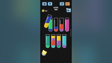 water color sort Level no 1195 a best game walkthrough solution IOS/Android