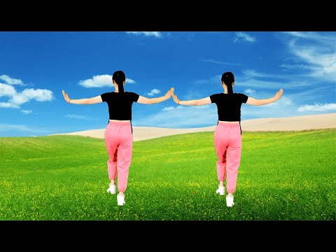 热门DJ广场舞《伤心的酒吧》背面，动感时尚64步，越跳越美