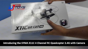 UJToys Introducing the SYMA X11C 4 Channel RC Quadcopter 2.4G with Camera