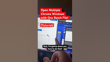 Open Multiple Chrome Windows with ONE File! #chrome #googlechrome #chrometipsandtricks