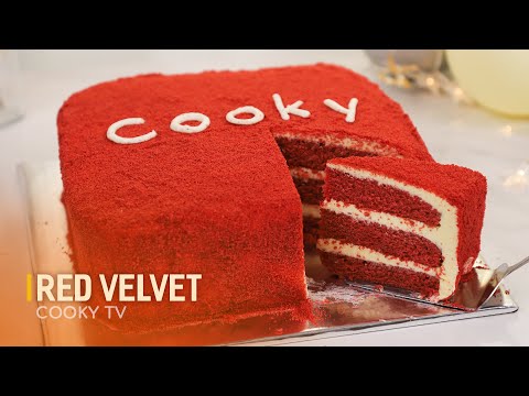 Red Velvet - Cách Làm Bánh Red Velvet Mềm, Xốp, Đẹp Mắt Cho Bữa Tiệc Thêm Rực Rỡ | Cooky TV