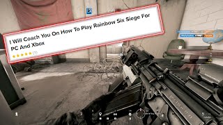 I hired a Pro Rainbow Six Siege Coach on Fiverr and pretended to be a beginner Rook red dot main