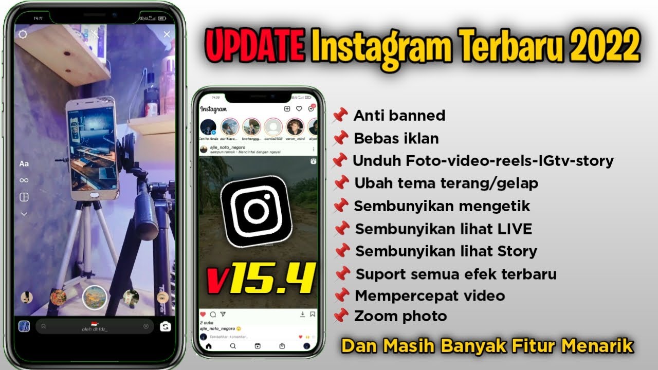 Instagram Mod Terbaru Full Efek Instagram Mod v15.4 YouTube