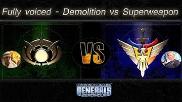 [C&C Zero Hour] Fully voiced - Demo vs Superweapon - Hard
