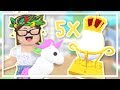 🦄😍 [ $7,250 ] HATCHING 5 ROYAL EGGS! // Roblox Adopt Me!