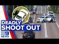 Man shot dead by police in high-car speed chase | 9 News Australia