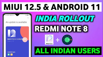 Redmi Note 8 MIUI 12.5 Android 11 Update | Redmi Note 8 New Update | Redmi Note 8 Update
