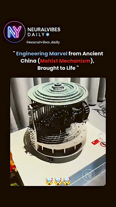 Ancient Chinese Mohist Mechanism – Incredible Engineering & Timeless Invention #shorts