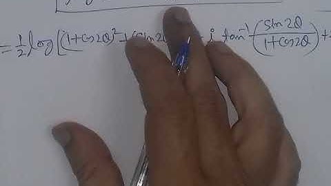 log(1+cos2θ+isin2θ)=log(2cosθ)+i(θ+2k.pi)