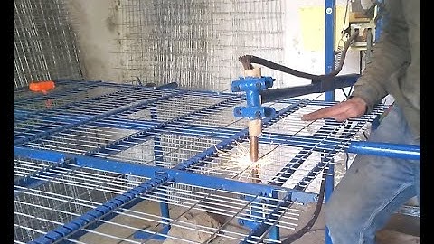 DIY spot welding  machine and making cages