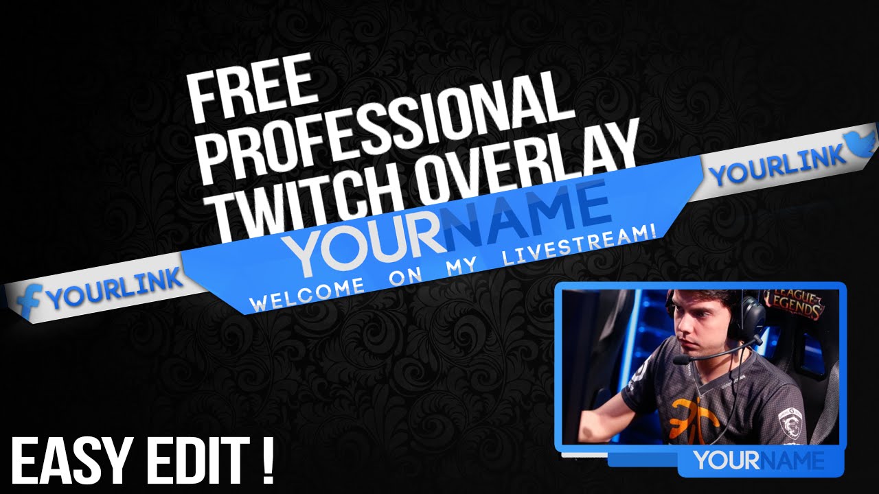 twitch template photoshop banner Twitch Overlay edit : to ! Professional Free Tutorial How twitch template photoshop banner Twitch Overlay edit : to ! Professional Free Tutorial How