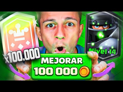 I Buy 100,000 WILDCARDS To Upgrade My Cards In Clash Royale!