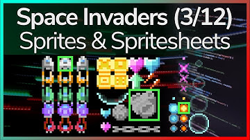Space Invaders (3/12) - Sprites and Spritesheets - Entity Class - C++/Raylib - GPS 3.3 - Urdu/اردو