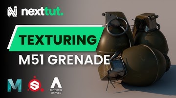 Maya & Substance Painter Tutorial: Texturing an M51 Grenade