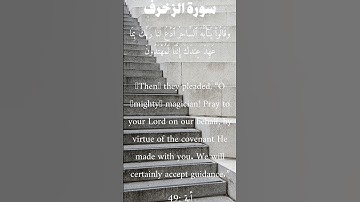 سورة الزخرف من الأية 47 الى 50