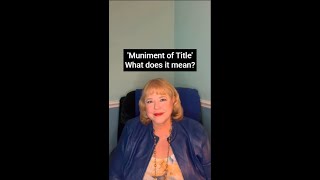 Muniment of Title. by Laura D. Heard Law Firm Inc 17 views 3 weeks ago 1 minute, 31 seconds