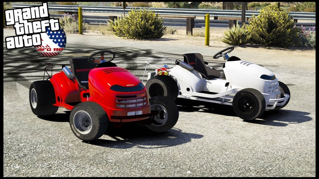 GTA 5 ROLEPLAY RACING TURBO LAWN MOWERS!! EP. 1024 AFG CIV