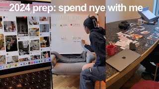 PREP FOR 2024 WITH ME | cleaning, goal setting, organising, healthy habits & nye date