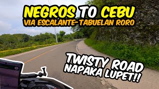 Bacolod to Mandaue via Escalante-Tabuelan RoRo