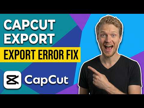 How To Fix CapCut Export Error (Easy Guide)