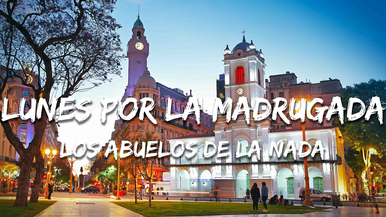 Los Abuelos De La Nada - Lunes Por La Madrugada  - 1994 Remastered Version (Letra/Lyrics)