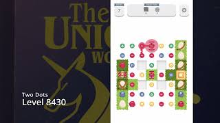 Two Dots Level 8430 Gameplay (no boosters used) ⭐️⭐️⭐️