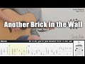 Another brick in the wall  pink floyd  fingerstyle guitar  tab  chords  lyrics