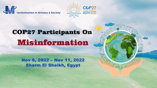 MISS #70 / COP27 #45: Interview Cornell students of Misinformation at #cop27