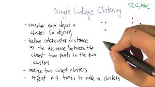 Single Linkage Clustering Quiz - Georgia Tech - Machine Learning